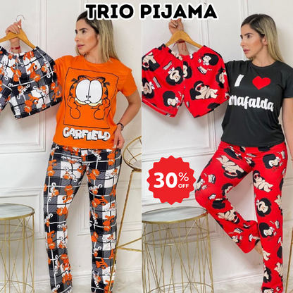 Trio De Pijama de tus Favoritos