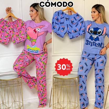 Trio De Pijama de tus Favoritos